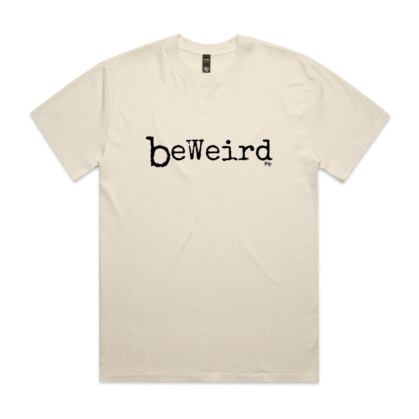 beWeird (Black) - Heavy Faded Tee