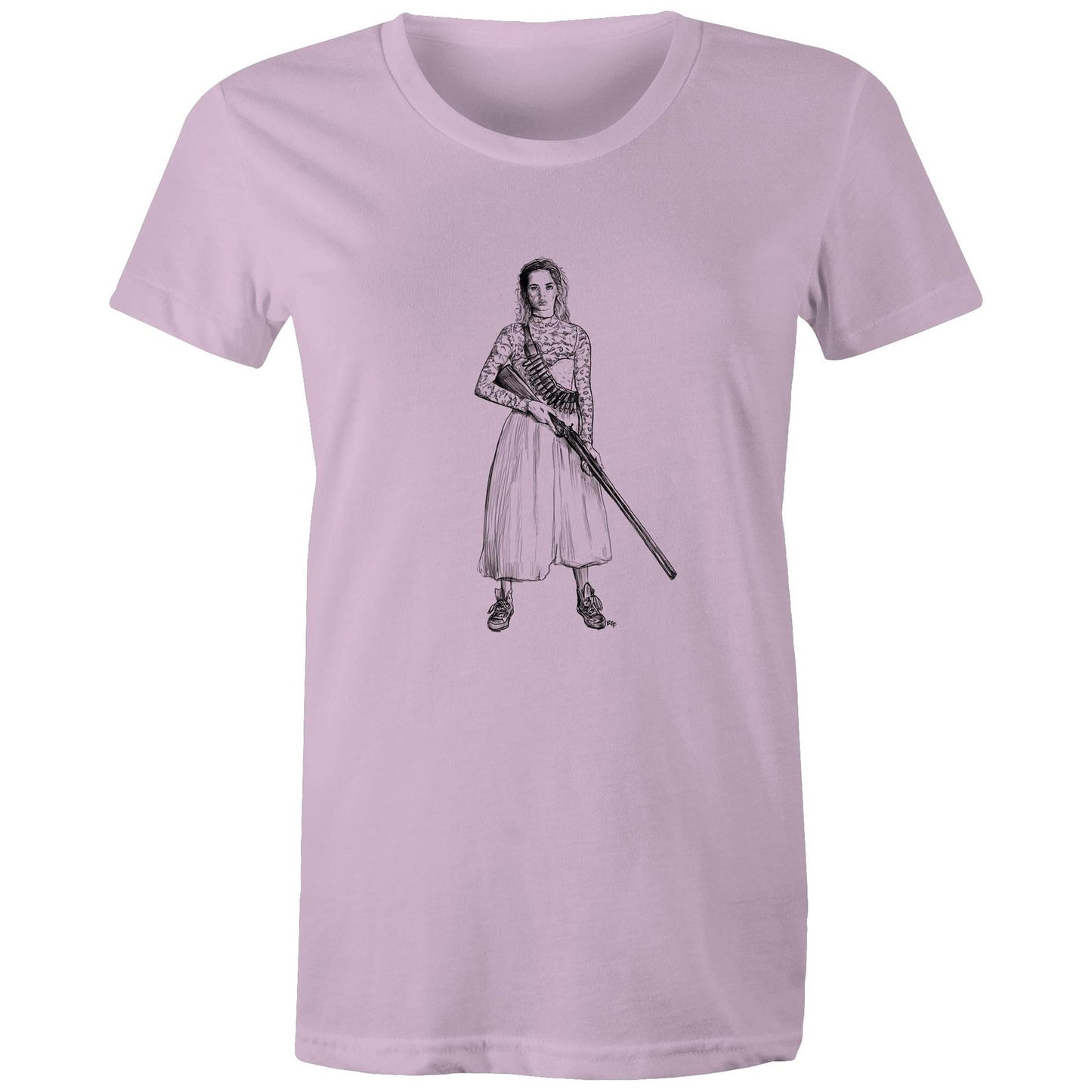 Here Comes The Bride - Women's Maple Tee