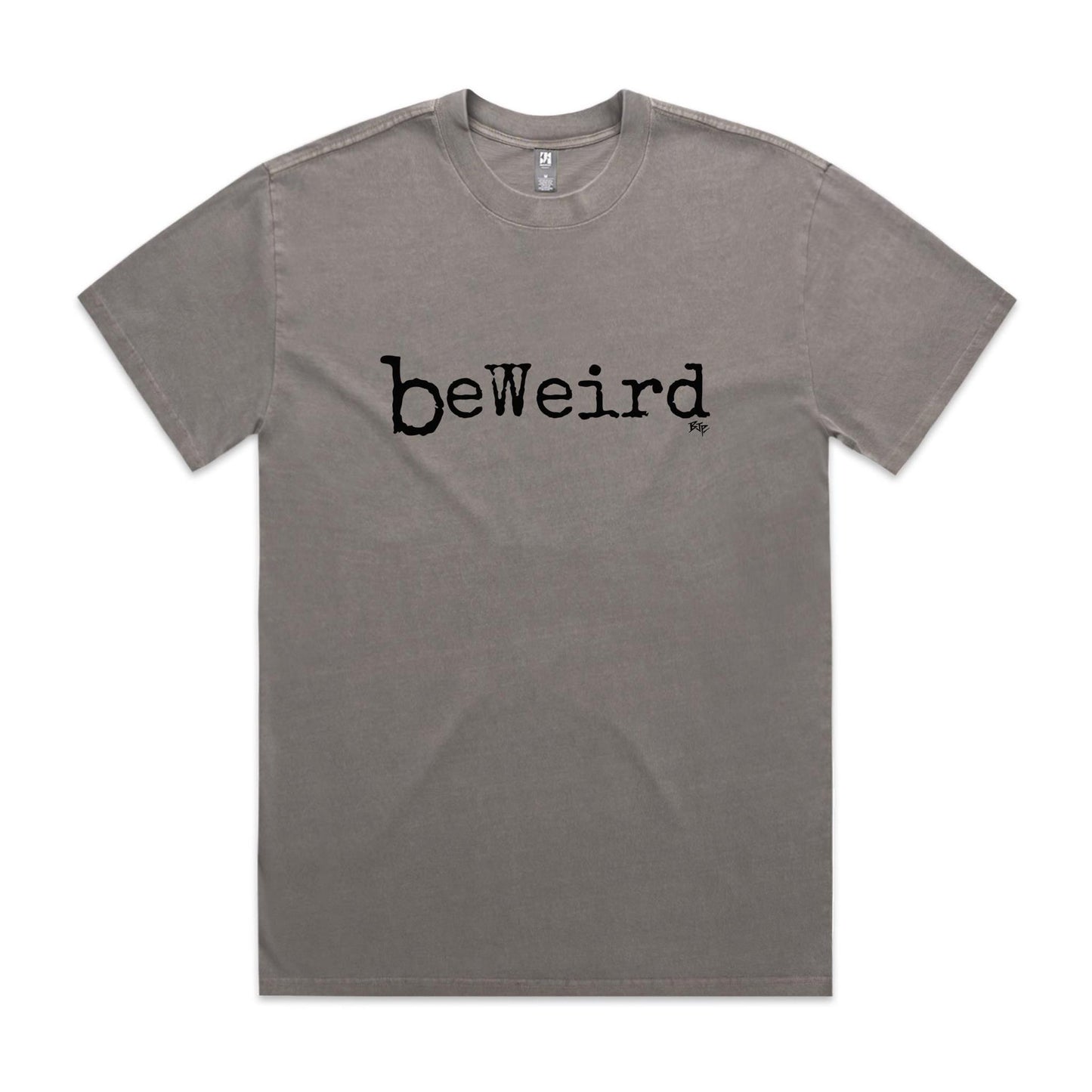 beWeird (Black) - Heavy Faded Tee