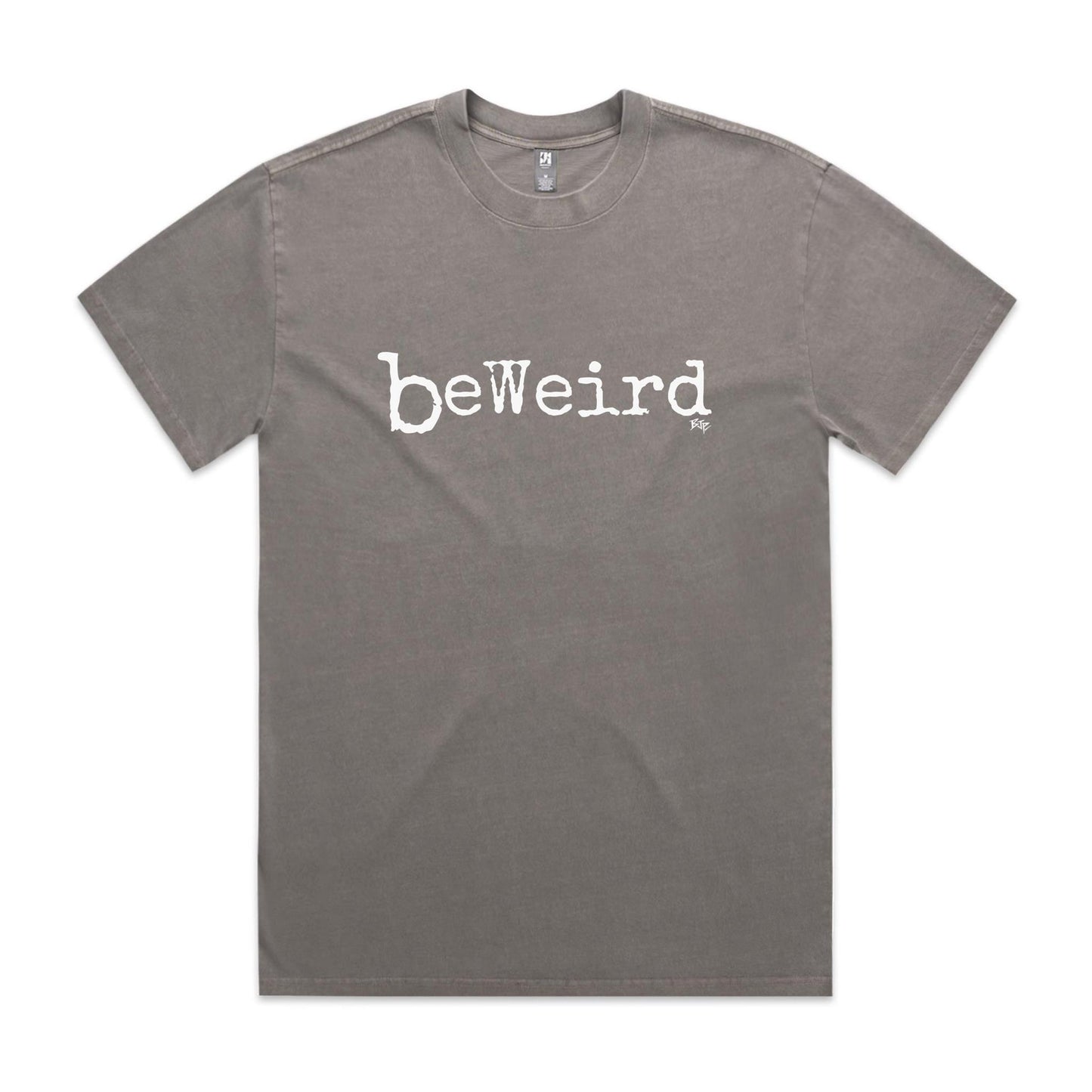 beWeird (White) - Heavy Faded Tee