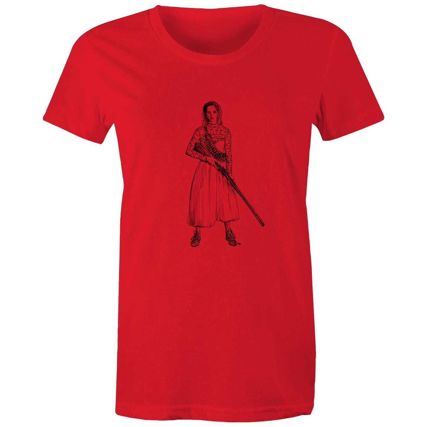 Here Comes The Bride - Women's Maple Tee