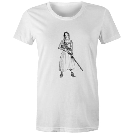 Here Comes The Bride - Women's Maple Tee