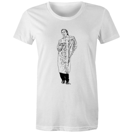 "You like Huey Lewis and The News?"  - Women's Maple Tee