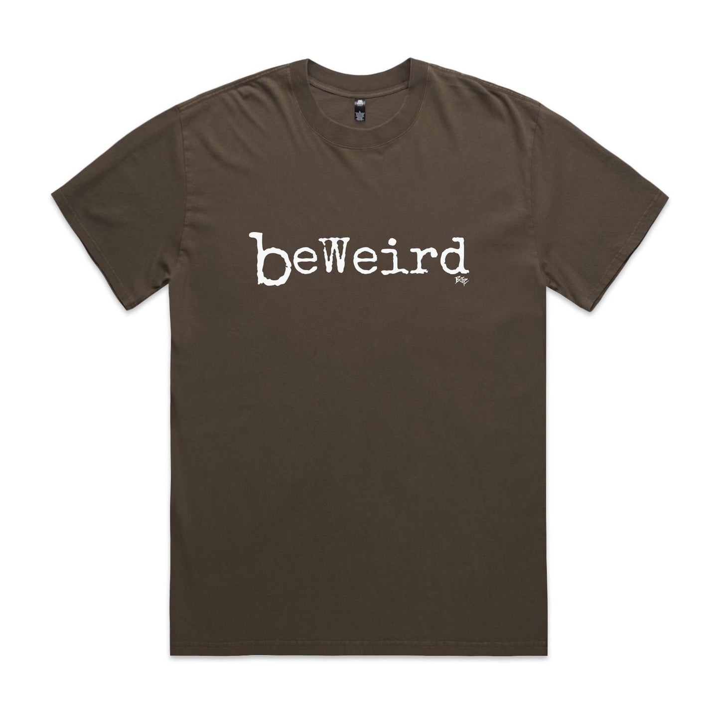 beWeird (White) - Heavy Faded Tee
