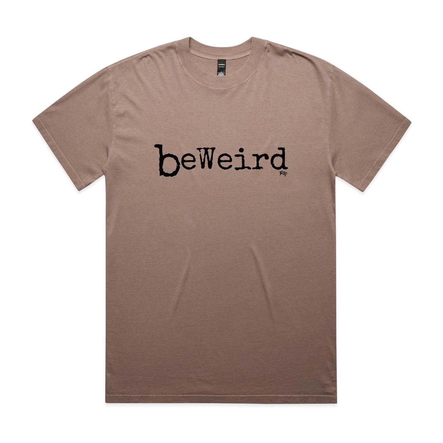 beWeird (Black) - Heavy Faded Tee