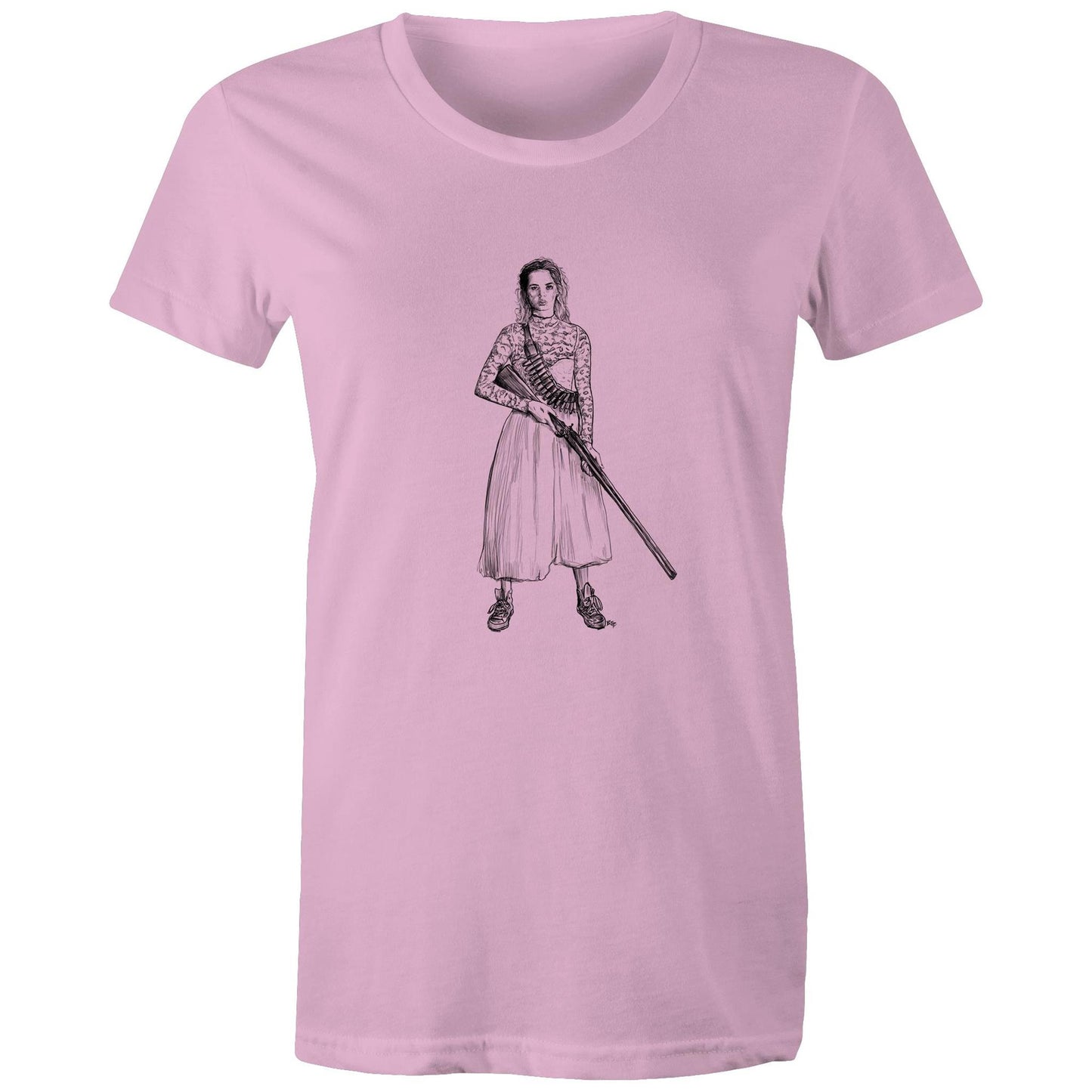 Here Comes The Bride - Women's Maple Tee