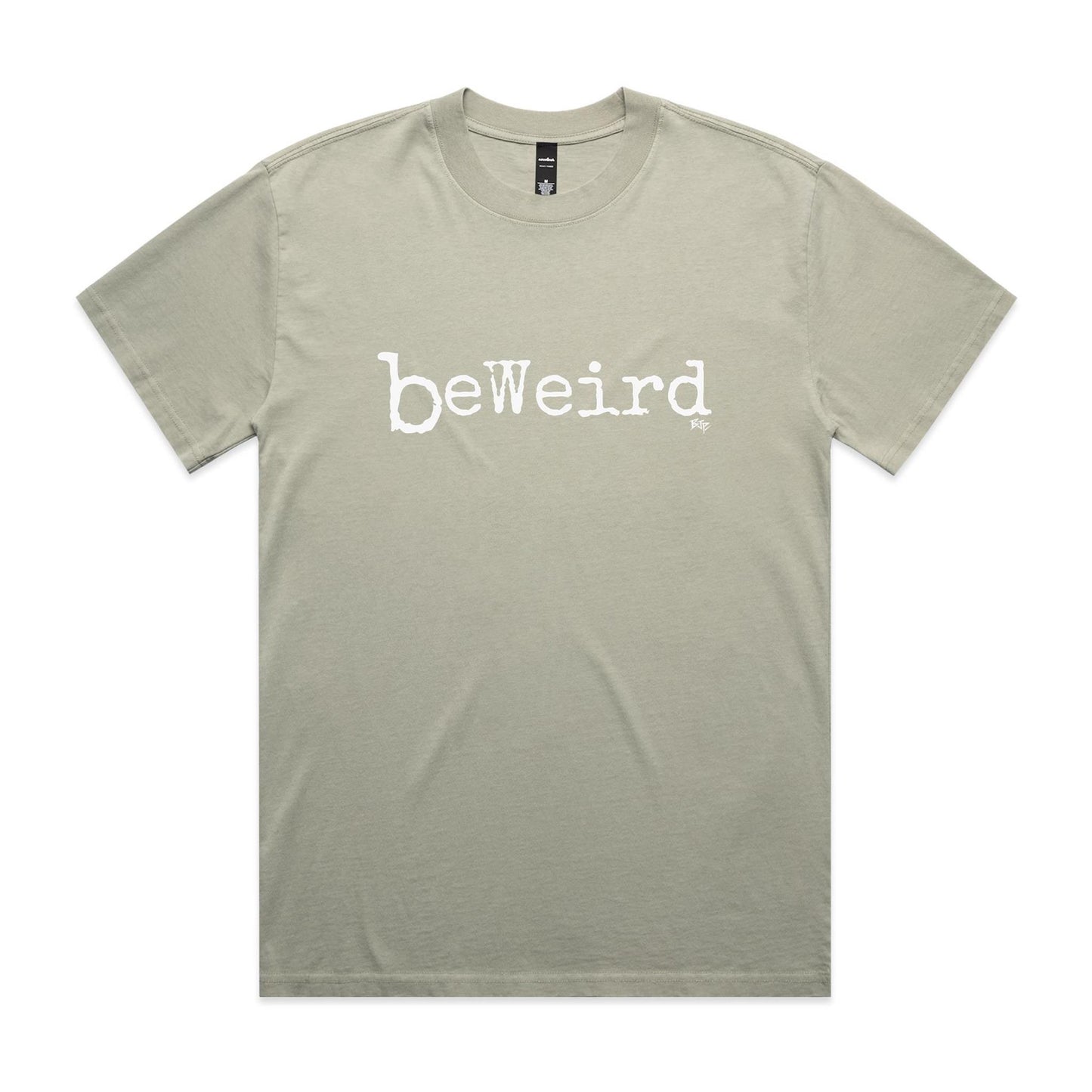 beWeird (White) - Heavy Faded Tee