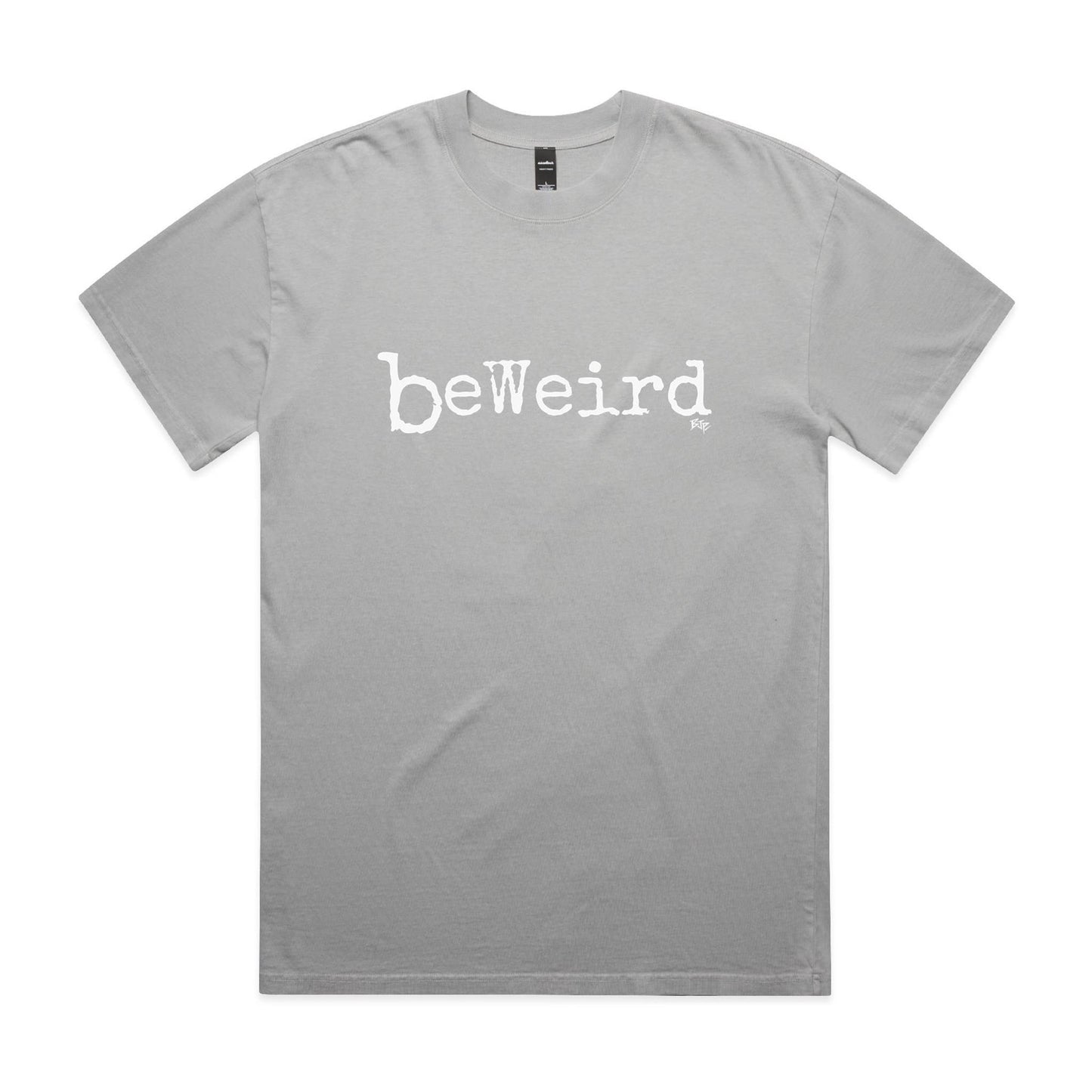beWeird (White) - Heavy Faded Tee