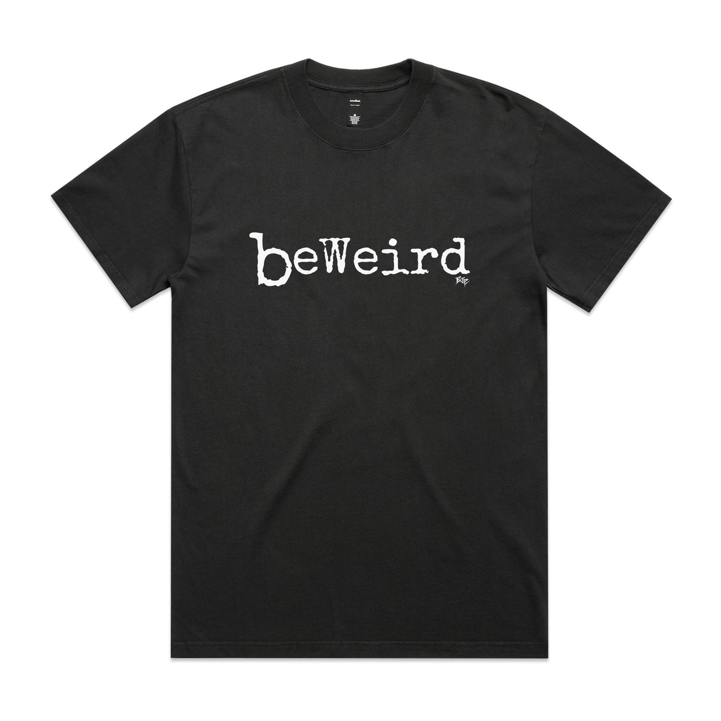 beWeird (White) - Heavy Faded Tee