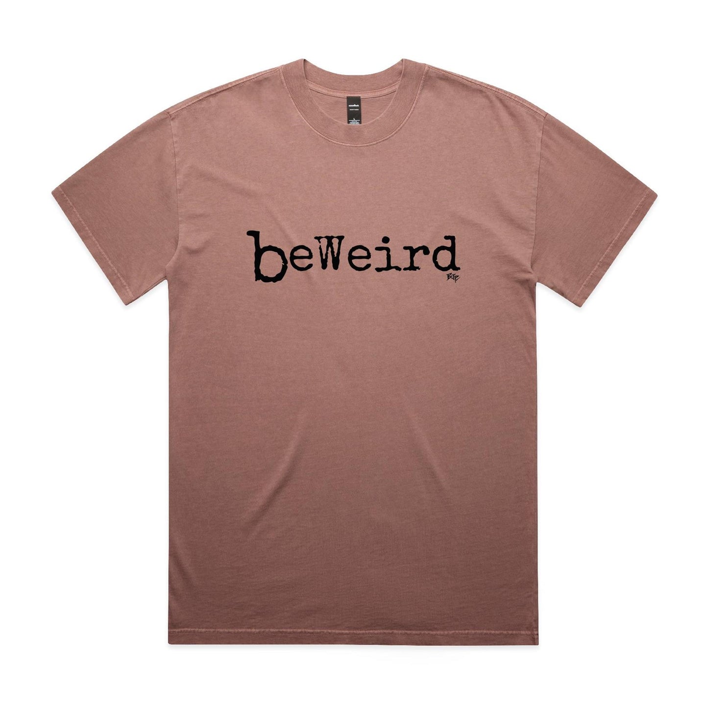 beWeird (Black) - Heavy Faded Tee