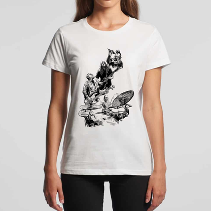 Adam. Justin. Maynard & Danny - Women's Maple Tee