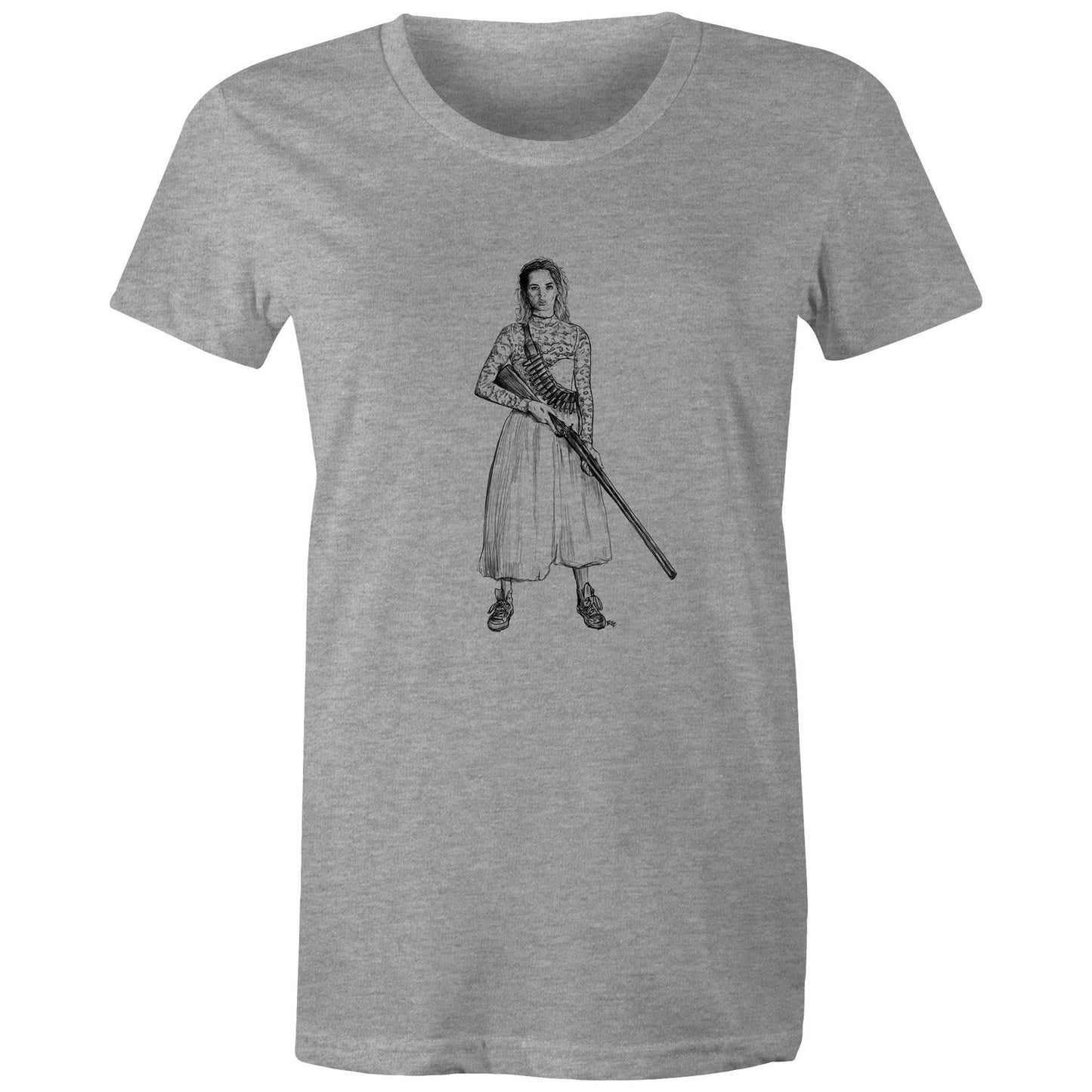 Here Comes The Bride - Women's Maple Tee
