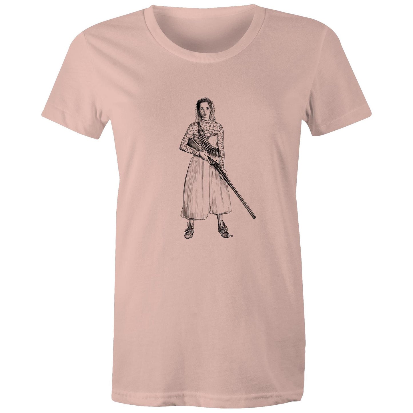 Here Comes The Bride - Women's Maple Tee