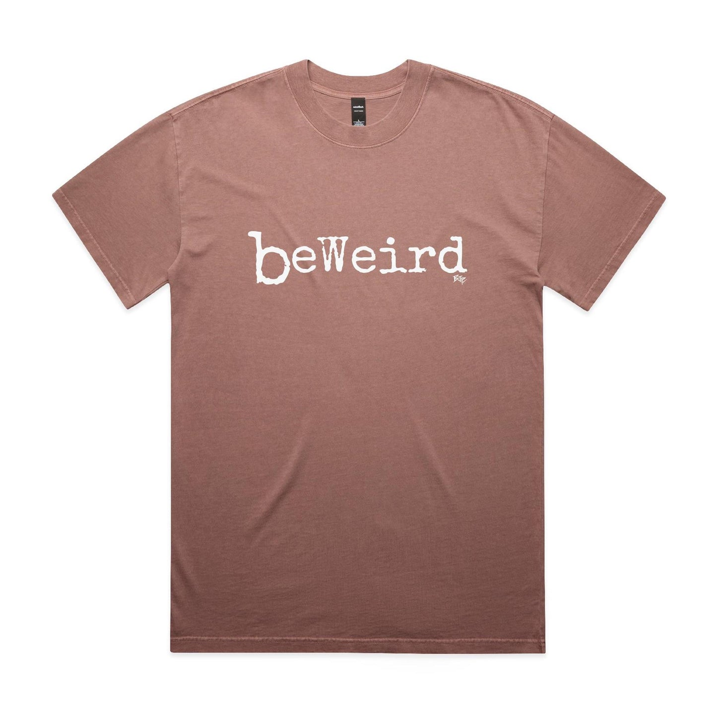 beWeird (White) - Heavy Faded Tee