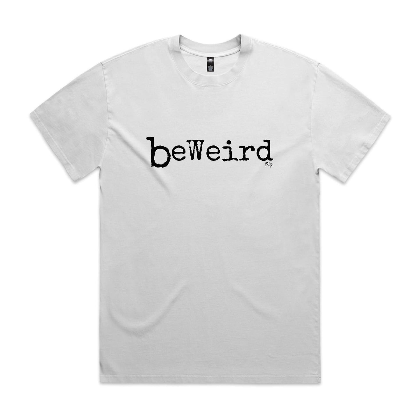 beWeird (Black) - Heavy Faded Tee