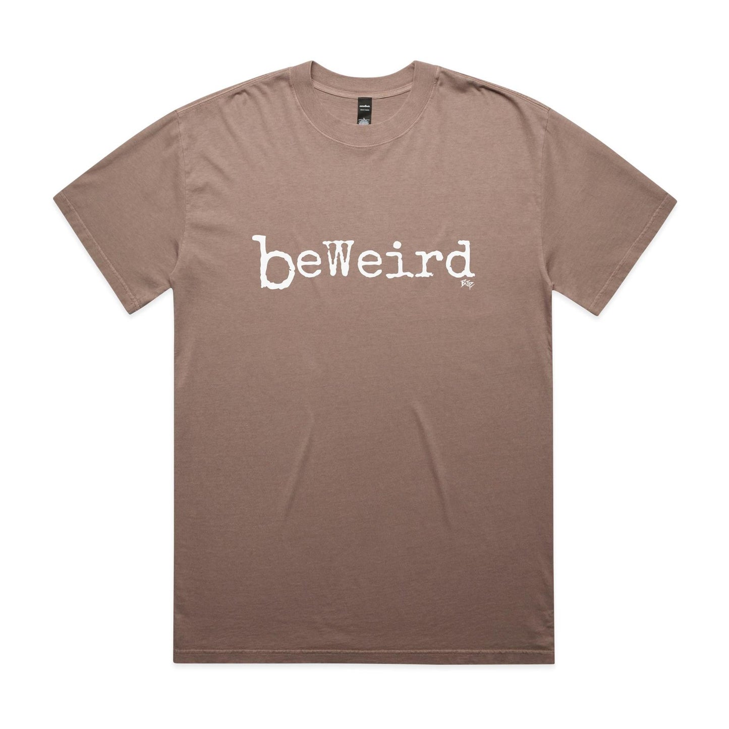 beWeird (White) - Heavy Faded Tee